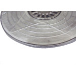 Tampa Caixa Gordura Com Ralo 300Mm Aluminio