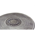 Tampa Caixa Gordura Com Ralo 300Mm Aluminio