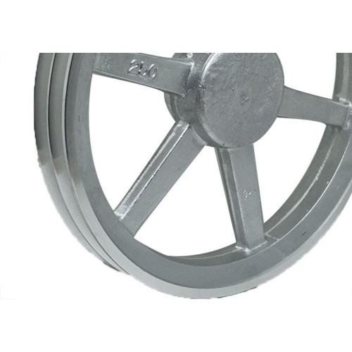 Polia Aluminio Mademil ''A'' 2 Canais10''/250Mm Pal250A2