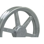 Polia Aluminio Mademil ''A'' 2 Canais10''/250Mm Pal250A2