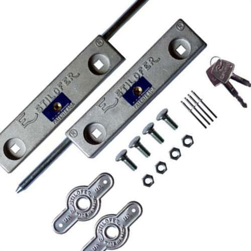 Trava Lateral Tetra Estilofer Aluminio 1Par 1