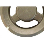Polia Aluminio Mademil''B'' 2 Canais 6''/150Mm Pal150B2