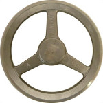 Polia Aluminio Mademil ''A'' 2 Canais 9''/230Mm Pal230A2
