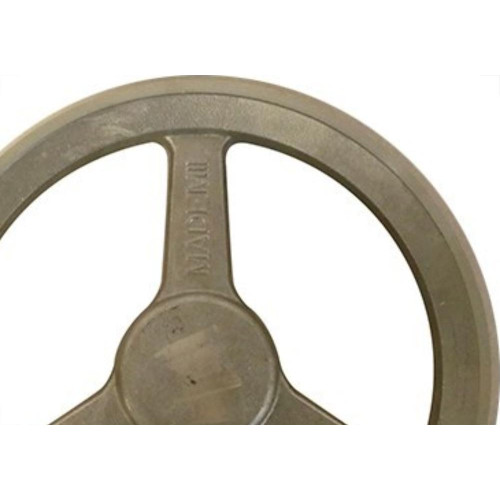 Polia Aluminio Mademil ''A'' 2 Canais 9''/230Mm Pal230A2