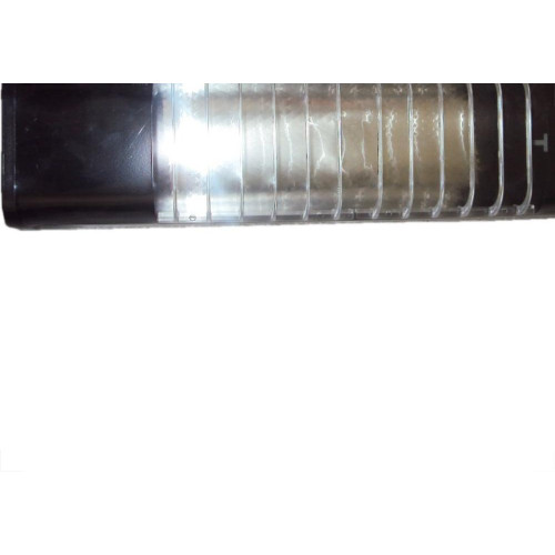 Luminaria Aletada Viewlux Ta7 Com 2 Soquetes E27 Branca 43Cm -01