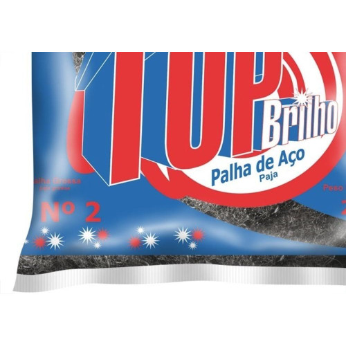 Palha De Aco Top Brilho Numero 2 18 - Kit C/20 