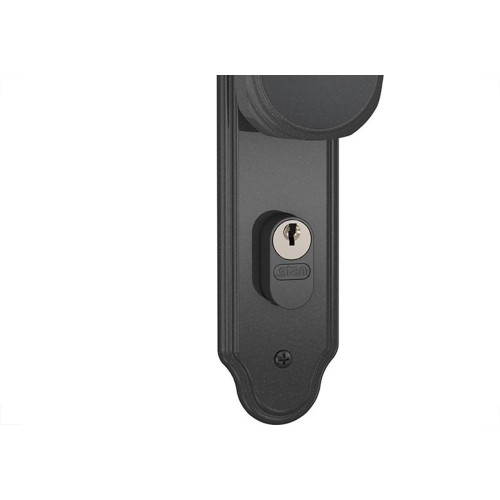 Fechadura Stam 803/02 Externa Grafite Bola 35023