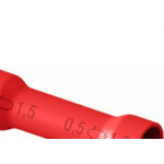 Pre-Isolado Crimper Luva Emenda 0,5A1,5 Vermelho Lep1,5 Com 100 Pecas 1701 (Lep 1,5)