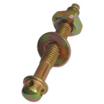 Parafuso Cama Bicro Com Furo 5/16X130Mm% 6664 - 1 Cento