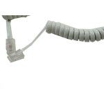 Cabo Fone Espiral Jack/Jack 2M Branco 989
