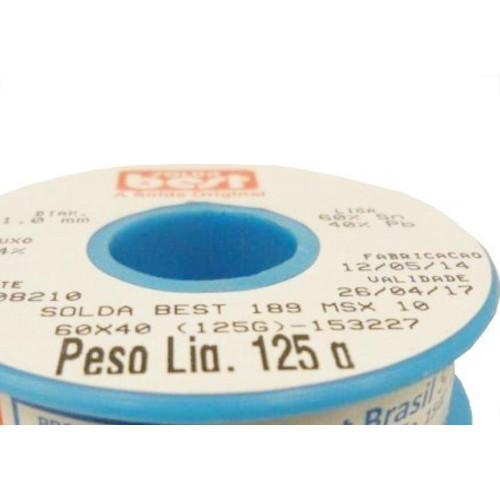 Solda Best Carretel 1,0Mm Azul 125G 153227