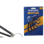 Chave Torx Western T09At40 Com Argola8Pecas Jt-8