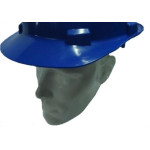 Capacete Com Carneira Ledan Plastico Azul 2537