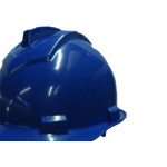 Capacete Com Carneira Ledan Plastico Azul 2537