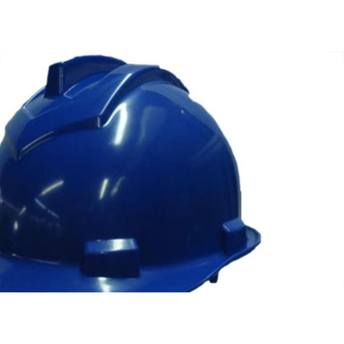 Capacete Com Carneira Ledan Plastico Azul 2537