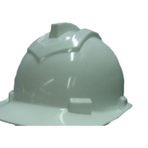 Capacete Com Carneira Ledan Plastico Branco 2530