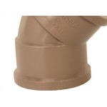 Cotovelo Marrom Krona Liso Liso 20Mm X 45 415 - Kit C/50 