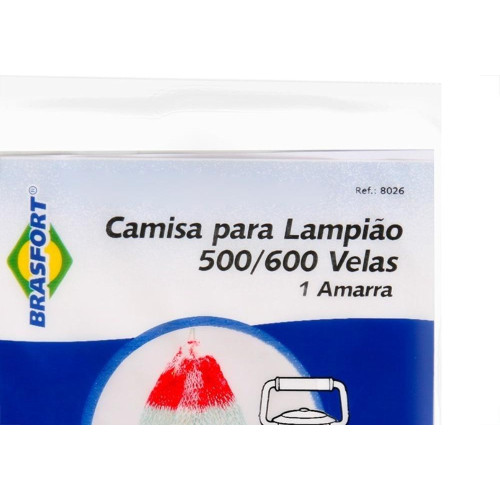 Camisa Brasfort  P/Lampiao 500/600V Pc - Kit C/12 