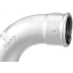 Tupy Curva Femea Ferro Galvanizado  4'' 