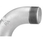 Tupy Curva Macho/Femea Ferro Galvanizado  3/8'' 