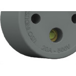 Tomada Externa Lumibras Nylon/Fibra 2X20 22.1 - Kit C/10 