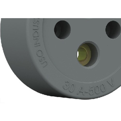 Tomada Externa Lumibras Nylon/Fibra 2X30 23.1 - Kit C/10 