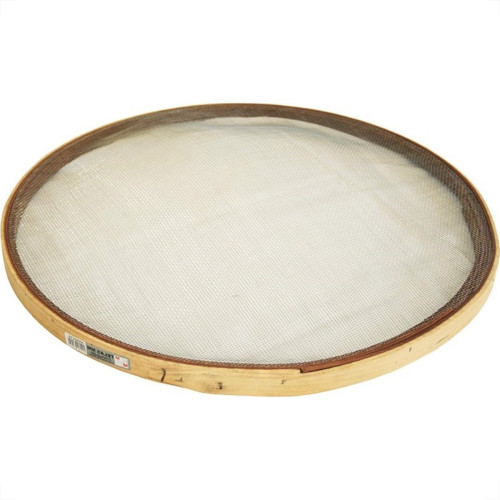 Peneira Mm Fuba 55Cm Arame Aro Madeira 10433 - Kit C/6 