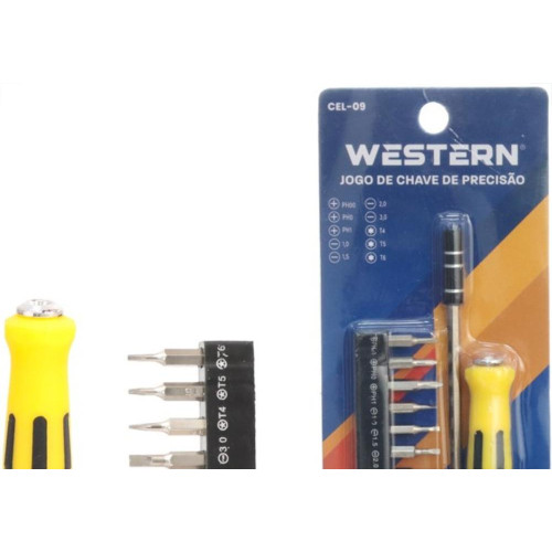 Chave De Precisao Western Celular Kit Com 10 Pecas Cel-09