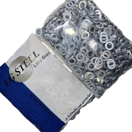 Arruela Lisa Zincada Lgsteel Metrica 12 Mil 