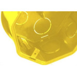 Caixinha Luz Plastica Fms Mondiale Amarela Orelha Plastica 3000 - Kit C/50 