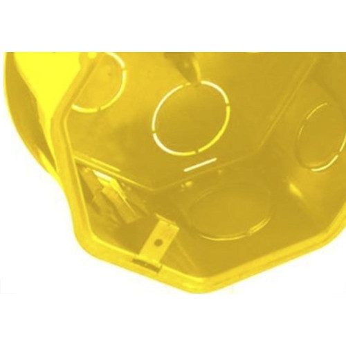 Caixinha Luz Plastica Fms Mondiale Amarela Orelha Plastica 3000 - Kit C/50 