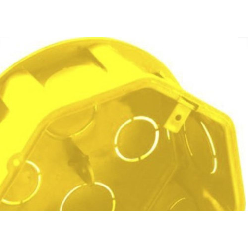 Caixinha Luz Plastica Fms Mondiale Amarela Orelha Plastica 3000 - Kit C/50 