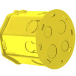 Caixinha Luz Plastica Fmd Mondiale Amarela Orelha Plastica 3009 - Kit C/15 