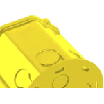 Caixinha Luz Plastica Fmd Mondiale Amarela Orelha Plastica 3009 - Kit C/15 