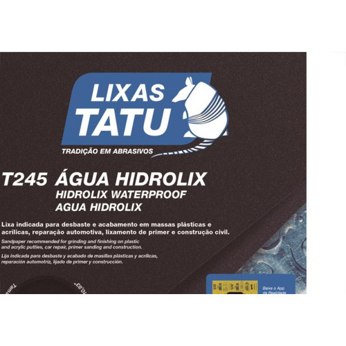 Lixa Dagua Tatu 600 Hidrolix T24506001000 - Kit C/50 