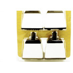 Pe Geladeira/Fogao Plastico Quadrado Luxo Pratic Branco