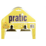 Pe Geladeira/Fogao Plastico Quadrado Luxo Pratic Branco