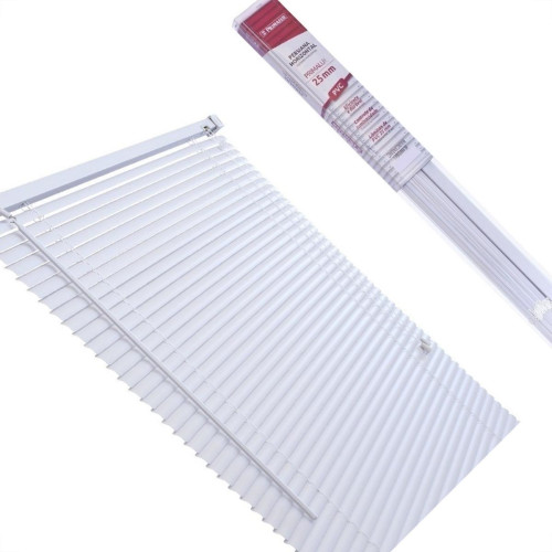 Persiana Horizontal Pvc Branca L140Cm X A130Cm X 25Mm Pr2905-2