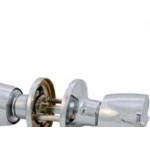 Fechadura Tubular Gold Para Divisoria Tf01 Cromada Sft050001