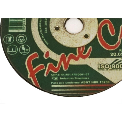 Disco De Corte Para Inox Telstar 3 X 1,0Mm X 3/8 306201 - Kit C/5 