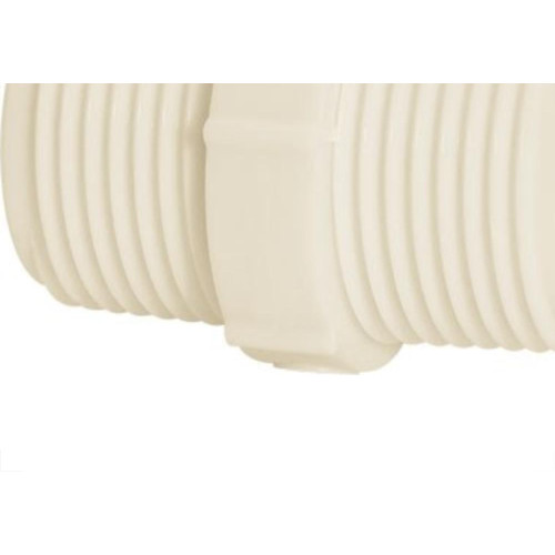 Niple Branco Amanco Rosca/Rosca 1'' X 1'' 10200/11756 - Kit C/24 
