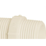 Niple Branco Amanco Rosca/Rosca 1'' X 1'' 10200/11756 - Kit C/24 