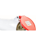 Acoplamento Steck 380V 2 Polos+Terra 16A Vermelho 3059