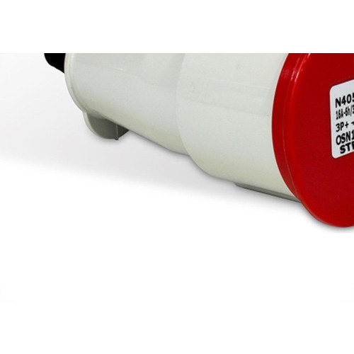 Acoplamento Steck 380V 3 Polos+Terra 16A Vermelho N4056