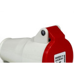 Acoplamento Steck 380V 3 Polos+Terra 16A Vermelho N4056