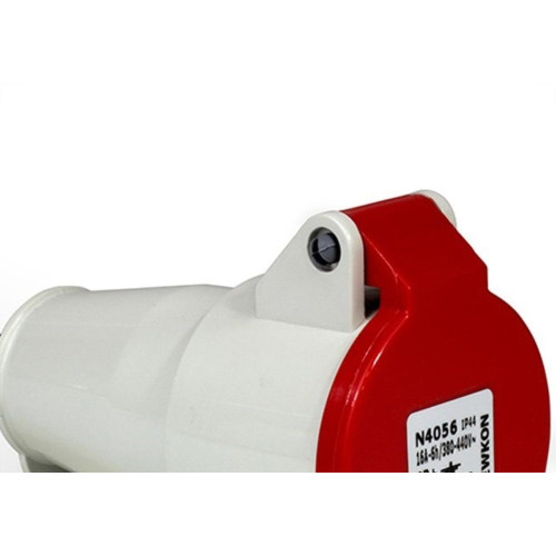 Acoplamento Steck 380V 3 Polos+Terra 16A Vermelho N4056