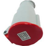 Acoplamento Steck 380V 3 Polos+Terra 32A Vermelho N4256