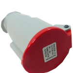 Acoplamento Steck 380V 3 Polos+Terra 32A Vermelho N4256