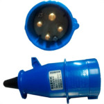 Pino 3 Polos+Terra Steck 220V 16A Azul N4079