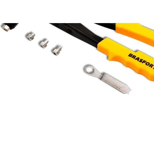 Alicate Rebitador Brasfort 10'' 4 Bicos 8270